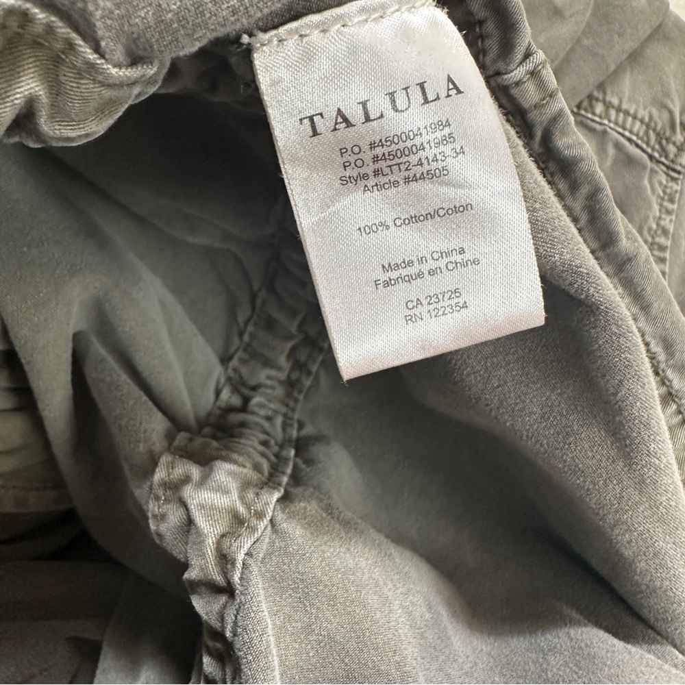 Aritzia Talula‎ Trooper Jacket Gray Utility Pocket Hooded Women’s Small - Picture 4 of 4